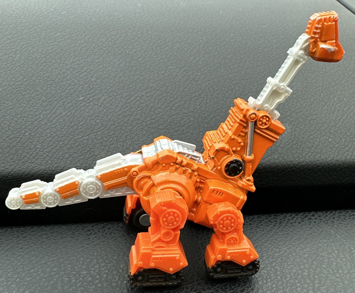 Dinotrux Diecast Skya Longneck Dinosaur 3” Orange Crane Dino 2015