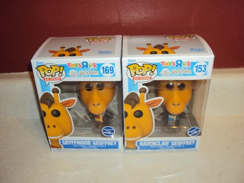 HARRY POTTER GRYFFINDOR  & RAVENCLAW GEOFFREY TOYSRUS TRU FUNKO POP VINYL  2 LOT