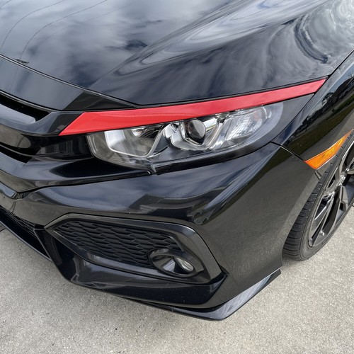 Superposición de vinilo Redout Blackout para el borde de párpados del faro Honda Civic 2016-21 - Imagen 6 de 6