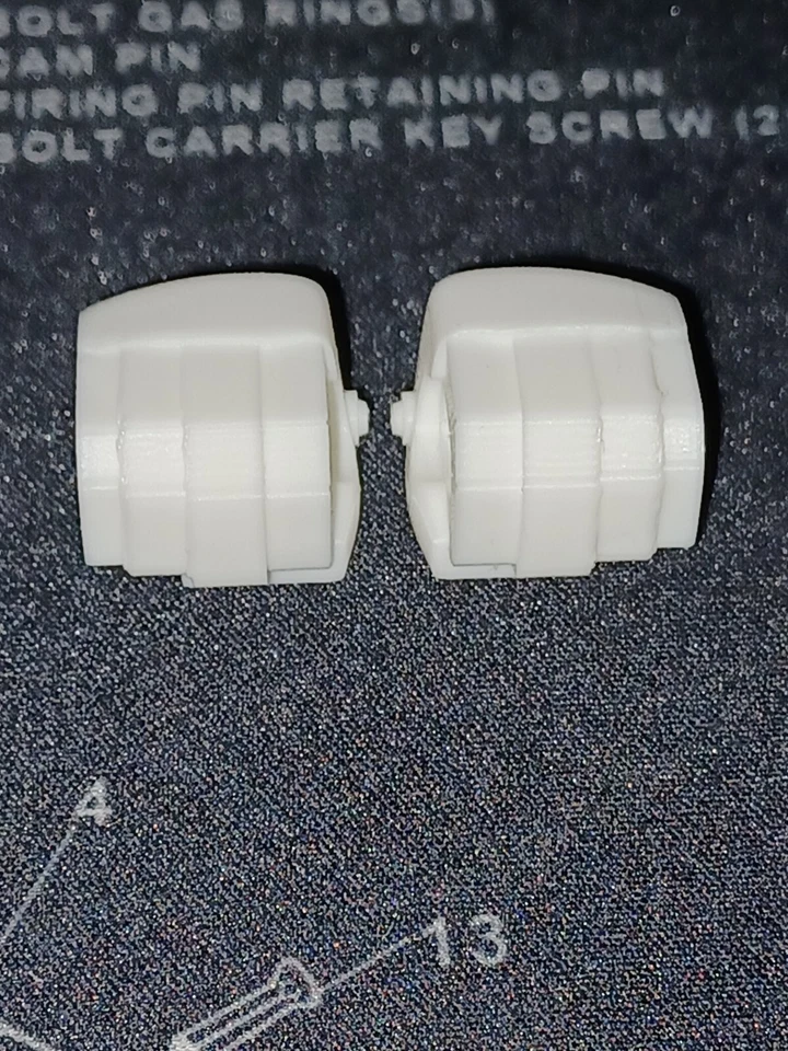 Transformers G1 Ultra Magnus 3D Printed Replacement Big Fists Left & Right White - Image 4 of 4