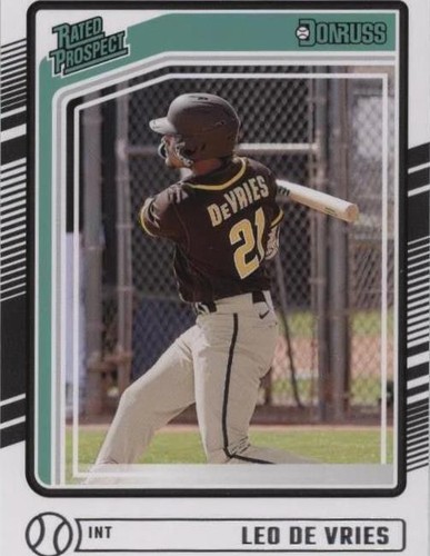 Leo De Vries 2025 Bowman Baseball Sparkle Refractor 225/299 BCP-59 