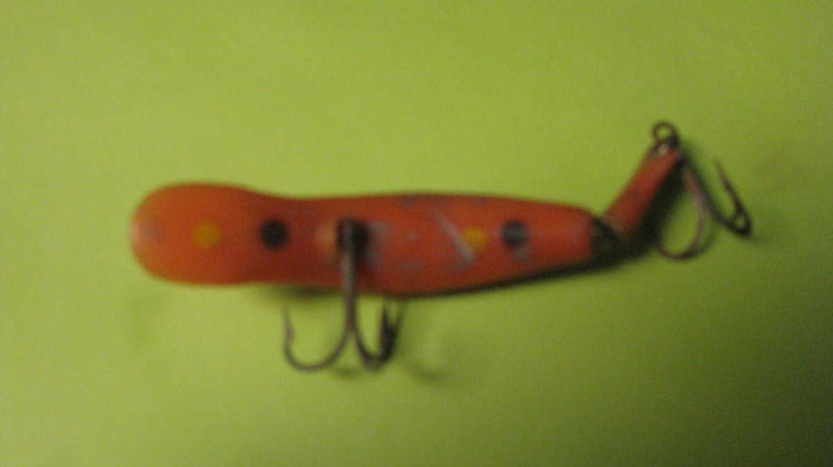 Lot D'appâts Crankbait Vintage Plastique 4 Pouces - X-511 - Brook's Reefer ?