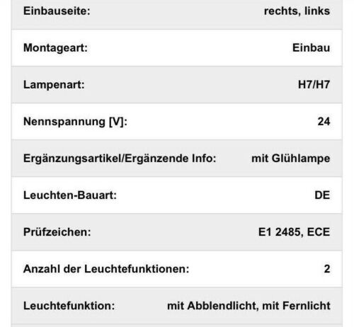 HELLA Hauptscheinwerfer 1LL 009.998-221 - Bild 8 von 8