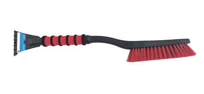 24  Winter Auto Drive Snow And Ice Scraper & Brush Red Blue
