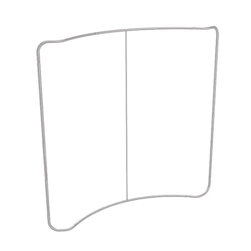 7.5ft Curved Portable Back Wall Display Tension Fabric Backdrop + Custom Graphic - Picture 8 of 10
