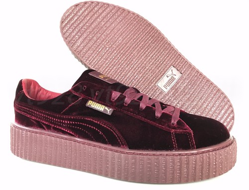 NEW PUMA FENTY BY RIHANNA VELVET CREEPERS ROYAL PURPLE MEN'S SHOES ALL SIZES - Afbeelding 1 van 7