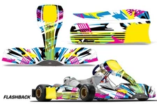 Go Kart Graphic Decals Stickers For Tony Kart M6 FLASHBACK