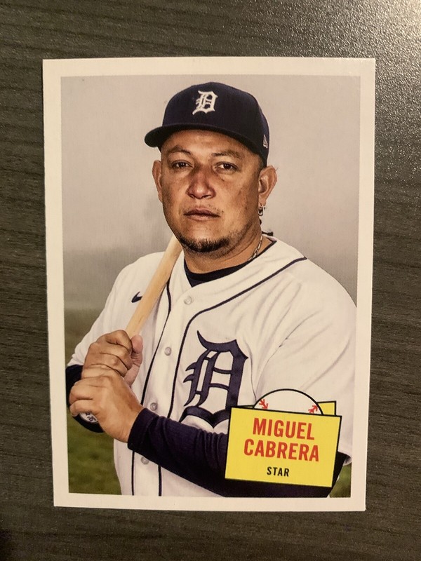 Miguel Cabrera 2023 Topps Archives Baseball Hit Stars Insert 57HS-11