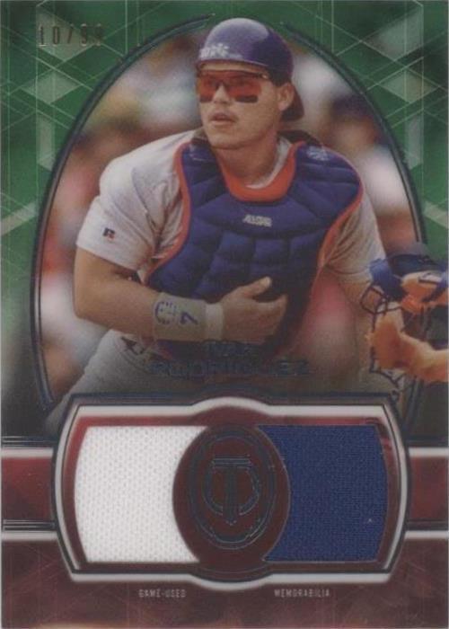 2019 Topps Tribute - Single Player Dual Relics Ivan Rodriguez #DR-IR ...