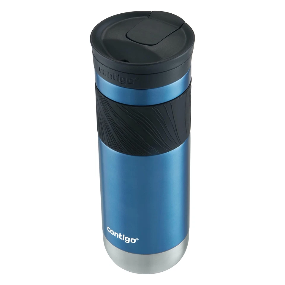 Contigo Byron Travel Mug 20oz Blue Stainless Steel Leak Proof Insulated Cup - Image 2 of 4