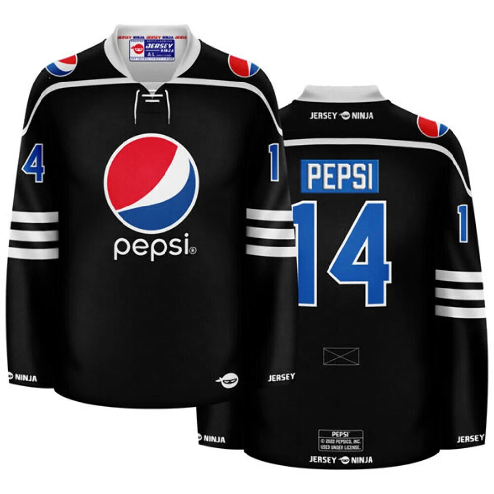 Pepsi Globe Blackout Hockey Jersey