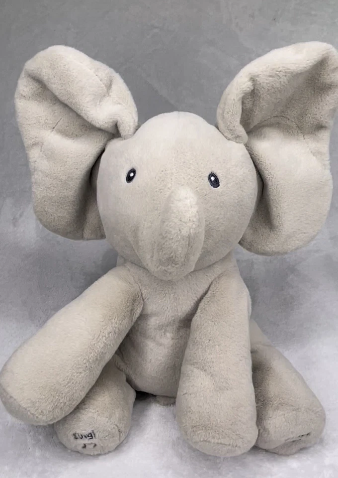 Baby GUND Official Animated Flappy The Elephant Stuffed Animal Baby Toy Plush - Image 4 of 4
