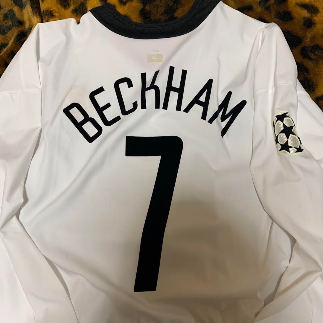 MINT DAVID BECKHAM #7 2XL Manchester United 2002 2003 Away MINT DAVID BECKHAM #7 2XL Manchester United 2002 2003 Away