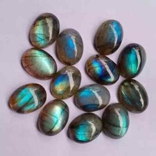 AAA Natural Labradorite Cabochon Oval Shape Loose Gemstone