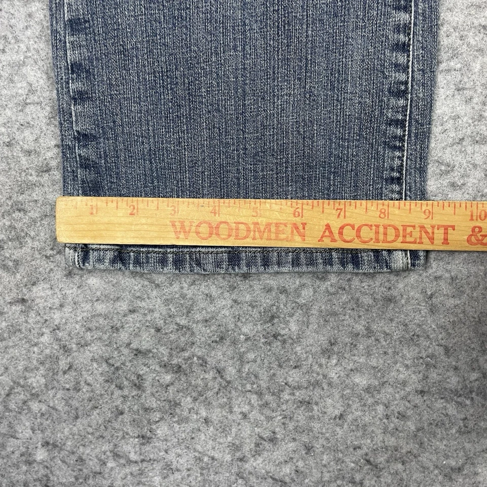 Jeans Armani AJ Indigo 006 para mujer 30x34 azul corte tiro bajo denim Foto 2 de 4