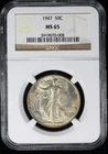 1947 Walking Liberty Half Dollar 50c NGC MS65