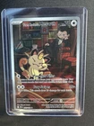 Pokémon TCG Team Rockets Meowth Card 203/182 Destined Rivals