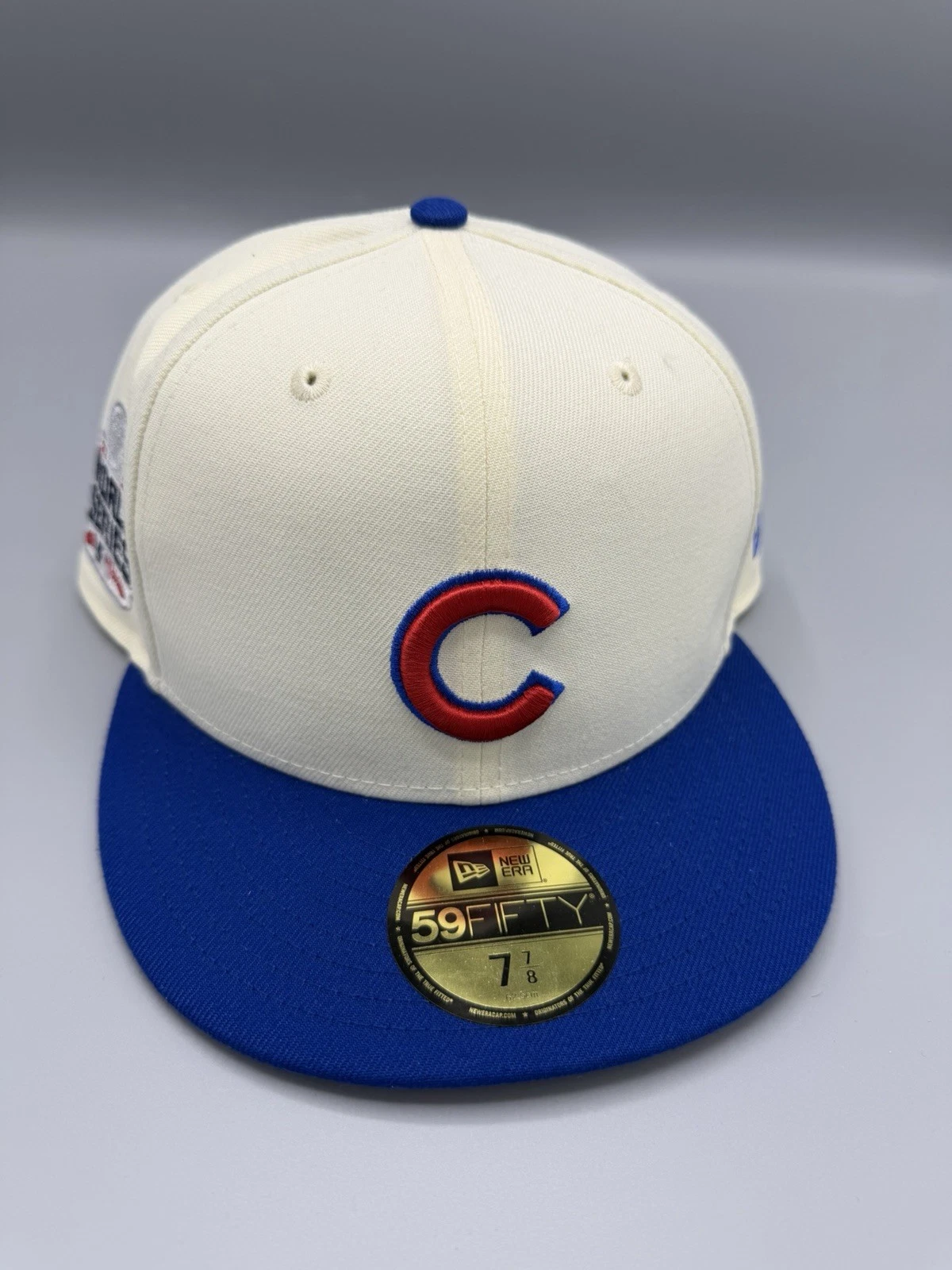 Chicago Cubs 2016 World Series Patch New Era 59FIFTY Retro Fitted Cap Hat