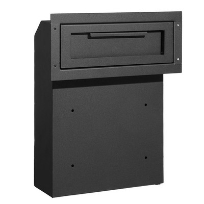 Through The Wall Drop Box, Heavy Duty Steel Through the Wall Mailbox with 2.8
