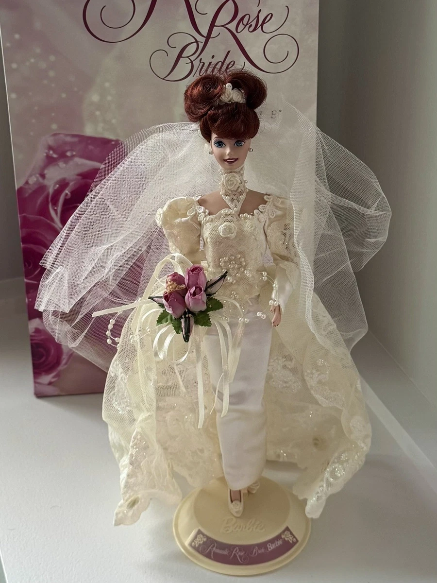 Romantic Rose Bride Barbie Doll Limited Edition 2nd in Series