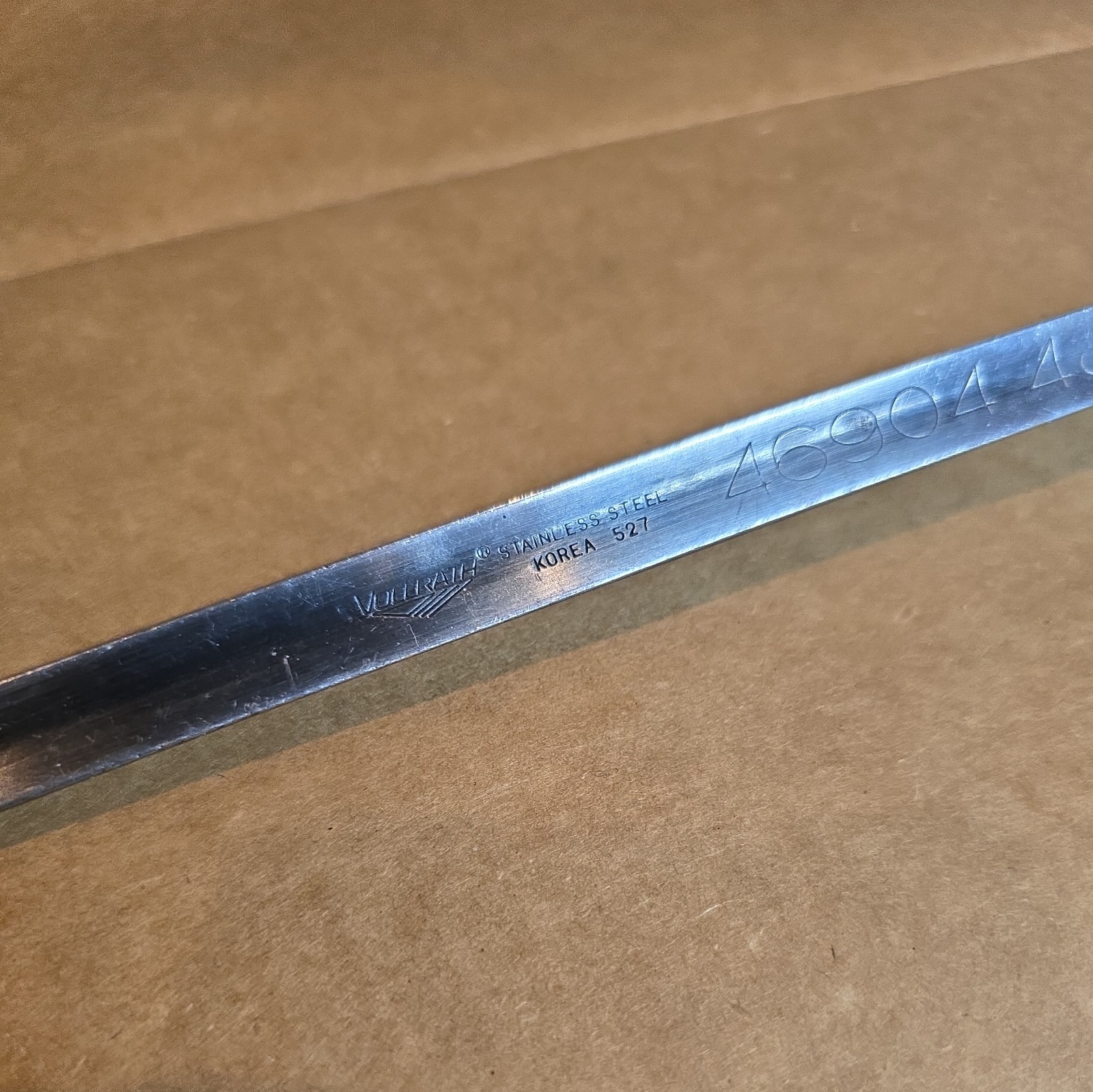 Vollrath Stainless Steel 527 Long Handle Restaurant Ladle 46904 4oz/118ml Korea