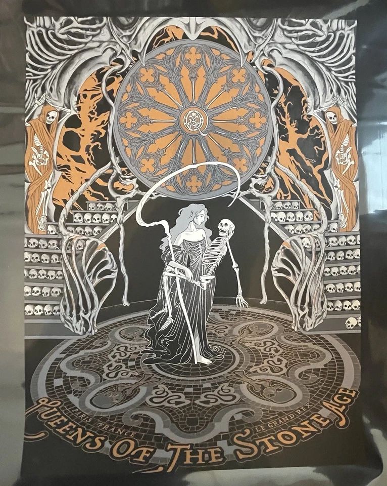 Queens of the Stone Age Le Grand Rex Paris Oct 20 2025 Original Official Poster - Image 2 of 4