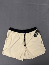 84 Rhone Men's Invictus Ripstop Shorts 5" - Sandstone -large - New With Tags
