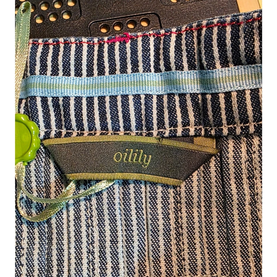 Falda vaquera piratas línea A Oiliy para niñas talla 4-5 Foto 3 de 4