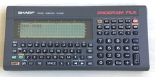 Sharp PC-E200 Pocket Computer Scientific Calculator Program File Working Japan