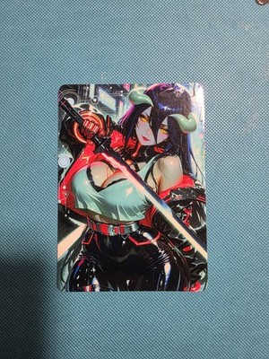Beautiful Waifu Card -Albedo -Goddess ACG Custom DIY Fan Art Card 