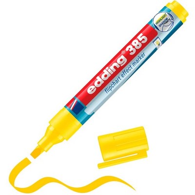 edding 385 Flipchart-Marker gelb 1,0 - 5,0 mm, 1 St.