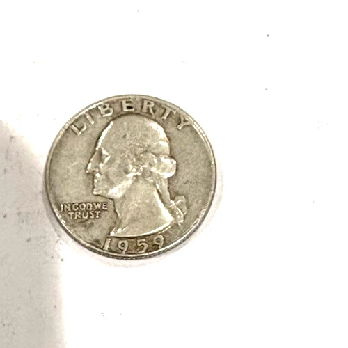 1959 P Washington Quarter 90% Silver U.S. Coin