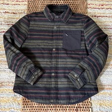 Pendleton Wool Aztec Stripe Insulated Jacket Green Men's Size Large L