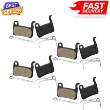 4 Pairs Bike Brake Pads, Resin Semi-Metal Bicycle Disc Brake Pads Ebike Brake