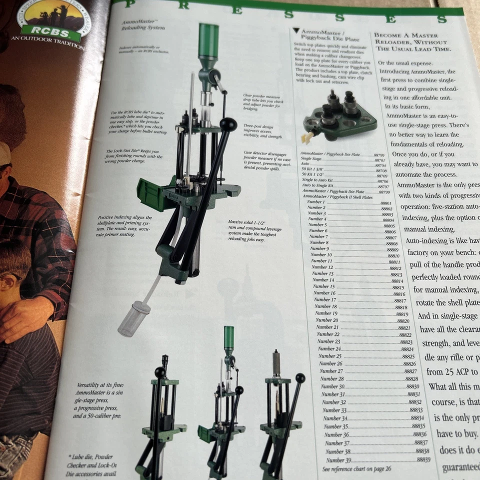 Catálogo Blount Inc Shooters 1995, CCI, SPEER, RCBS, OUTERS, WEAVER Foto 4 de 4