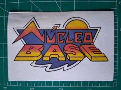 1987 SURF STICKER CARD SURFBOARD SURFING NUCLEO BASE LOGO