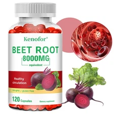 Beet root Caps 8000mg|High Strength Beet root Extract Supplement |30/60/120 Caps
