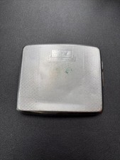 Silver cigarette Case. Retro & Curved. Made In England