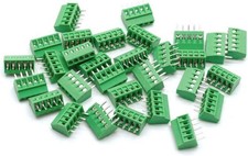 G/KF128 5 Pin 2.54mm Pitch PCB Mount Screw Terminal Block Connector 150V 6A