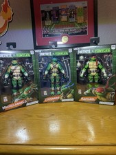 NECA Fortnite x TMNT Michelangelo Leonardo Ra...