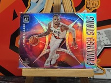 2019-20 Panini Donruss Optic - Fantasy Stars Damian Lillard #9 Holo Prizm
