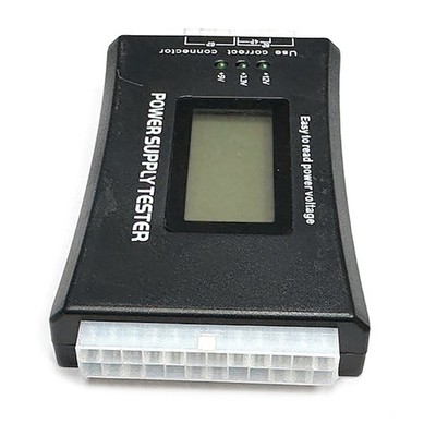 Multi-Function PSU Tester With LCD Screen - 20/24-Pin ATX, BTX, ITX, SATA **p