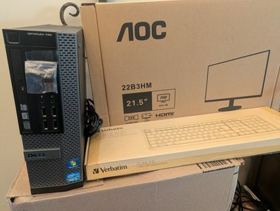 Dell OptiPlex 790,  i3-2100 8GB 500GB DVD, W11P, 22'' New Monitor, KB&Mse Combo