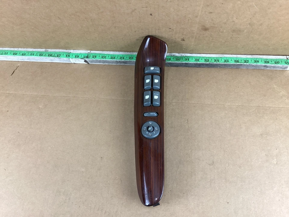 1999-2000 GMC Yukon Front Left Driver Side Master Power Window Switch Bezel Trim - Image 2 of 4