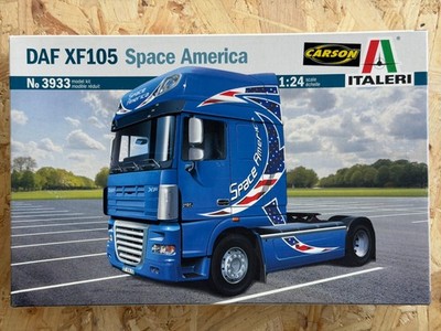 ITALERI 1:24 LKW BAUSATZ 3933 DAF XF105 SPACE AMERICA NEU IN OVP TRUCK KIT (M-8)