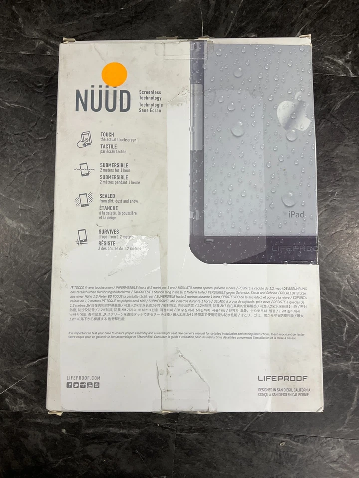 LifeProof nuud Case Apple iPad Pro 10.5 black 77-55825 💚❤️💚❤️ OPEN BOX - Image 4 of 4