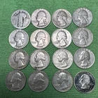 SILVER Lot (16) 90% Quarters