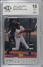 1992 Classic Best Minor League Bonus Card Blue Derek Jeter BCCG 10 HOF 00am