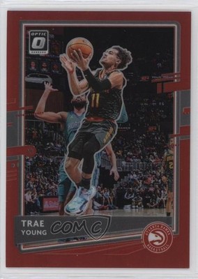 2020-21 Panini Donruss Optic Red Prizm 69/99 Trae Young #2 6wp