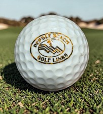 RARE Ping Karsten Eye 2 Pebble Beach Two Tone Golf Ball Vintage